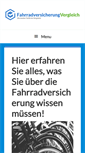 Mobile Screenshot of fahrradversicherung-vergleich.org